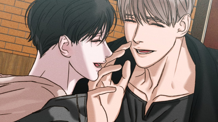 两份爱烟雾雕塑漫画